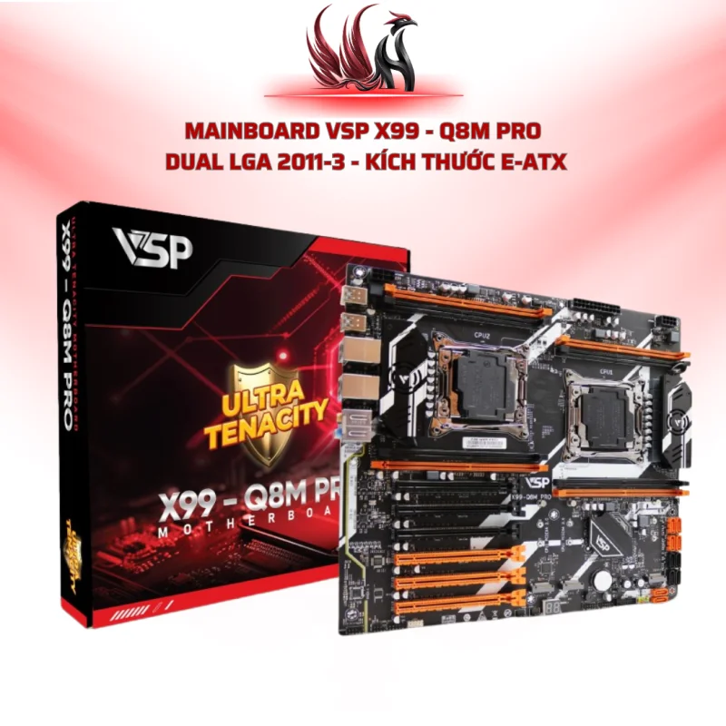 Main VSP X99-Q8M PRO Dual CPU | HOCO STORE PC