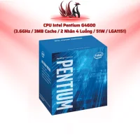 CPU Intel Pentium G4600 2C/4T 3.6GHz Cache 3MB LGA1151 | HOCO STORE PC