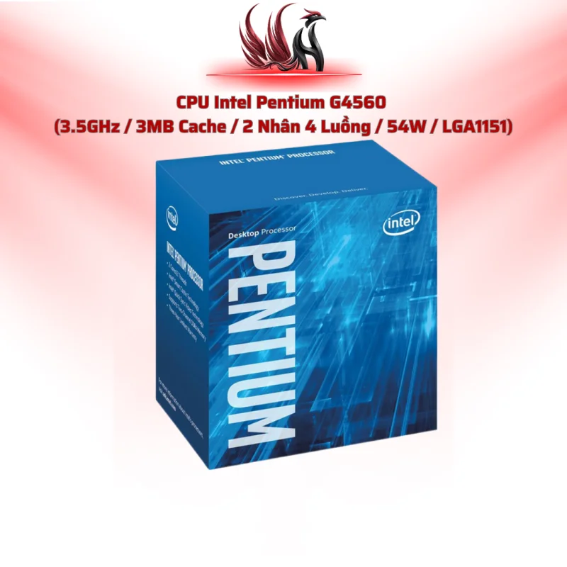 CPU Intel Pentium G4560 2C/4T 3.5GHz Cache 3MB LGA1151 | HOCO STORE PC