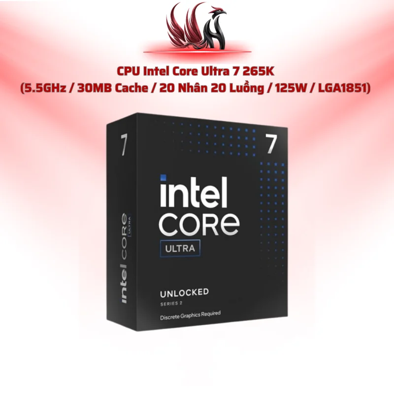 CPU Intel Core Ultra 7 265K 20C/20T LGA1851 5.xGHz DDR5 Gaming | HOCO STORE PC
