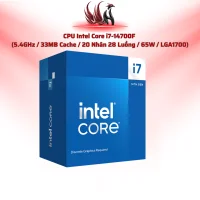 CPU Intel Core i7-14700F 20C/28T 5.4GHz Cache 33MB LGA1700 | HOCO STORE PC