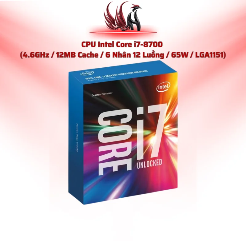 CPU Intel Core i7-8700 6C/12T 4.6GHz Cache 12MB LGA1151 | HOCO STORE PC