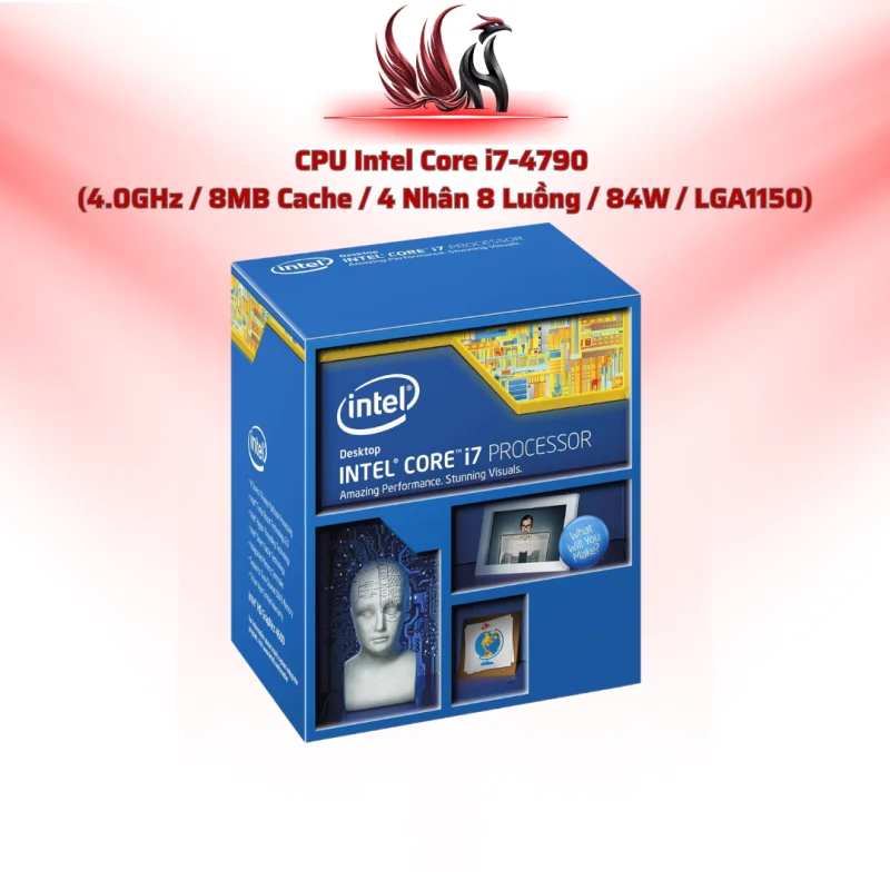CPU Intel Core i7-4790 4C/8T 4.0GHz Cache 8MB LGA1150 | HOCO STORE PC 