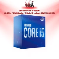 CPU Intel Core i5-10500 6C/12T 4.5GHz Cache 12MB LGA1200 | HOCO STORE PC