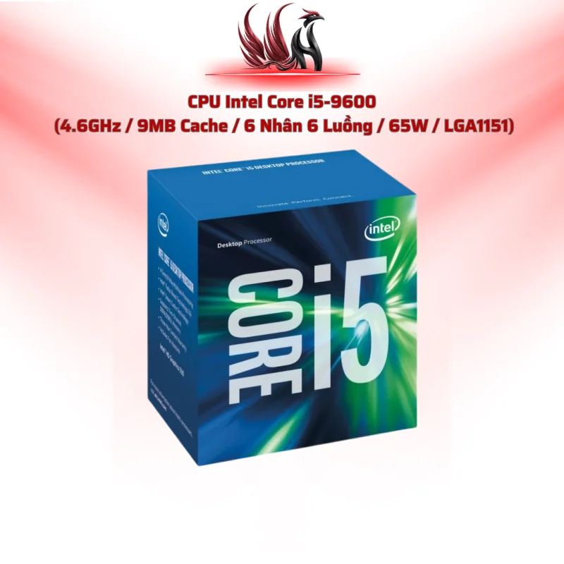 CPU Intel Core i5-9600 6C/6T 4.6GHz Cache 9MB LGA1151 | HOCO STORE PC