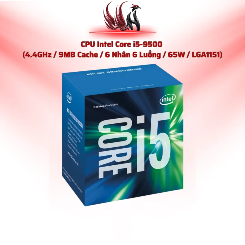 CPU Intel Core i5-9500 6C/6T 4.4GHz Cache 9MB LGA1151 | HOCO STORE PC