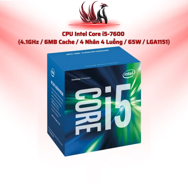 CPU Intel Core i5-7600 4C/4T 4.1GHz Cache 6MB LGA1151 | HOCO STORE PC
