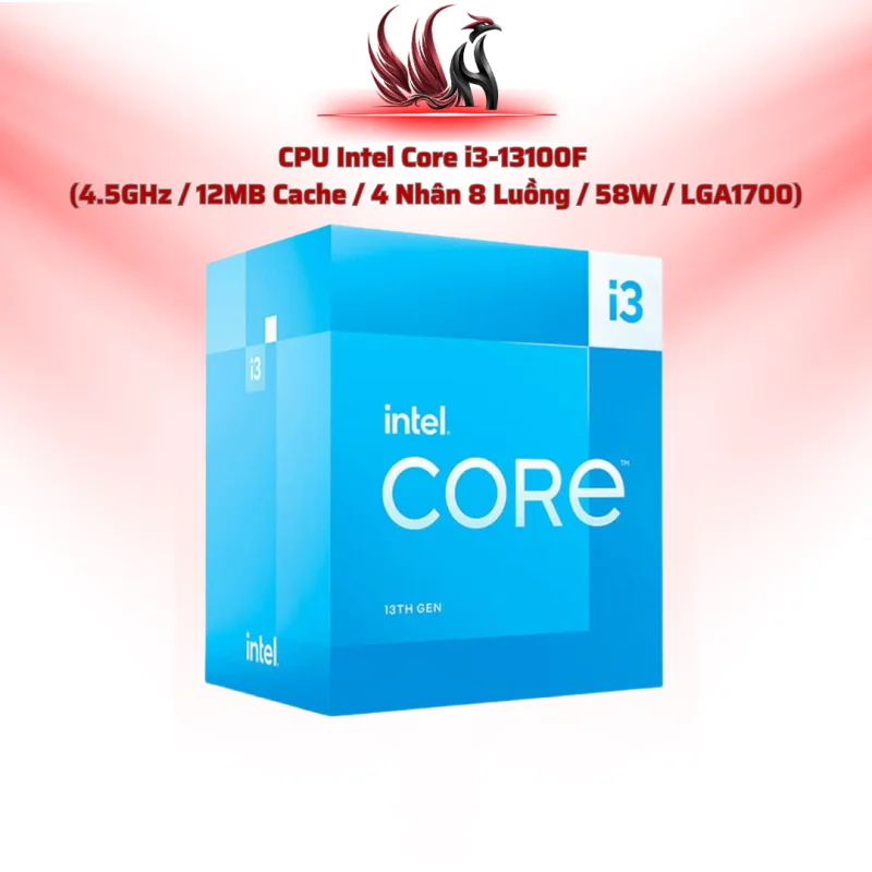 CPU Intel Core i3-13100F 4C/8T 4.5GHz Cache 12MB LGA1700 | HOCO STORE PC