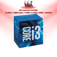 CPU Intel Core i3-8100 4C/4T 3.6GHz Cache 6MB LGA1151 | HOCO STORE PC