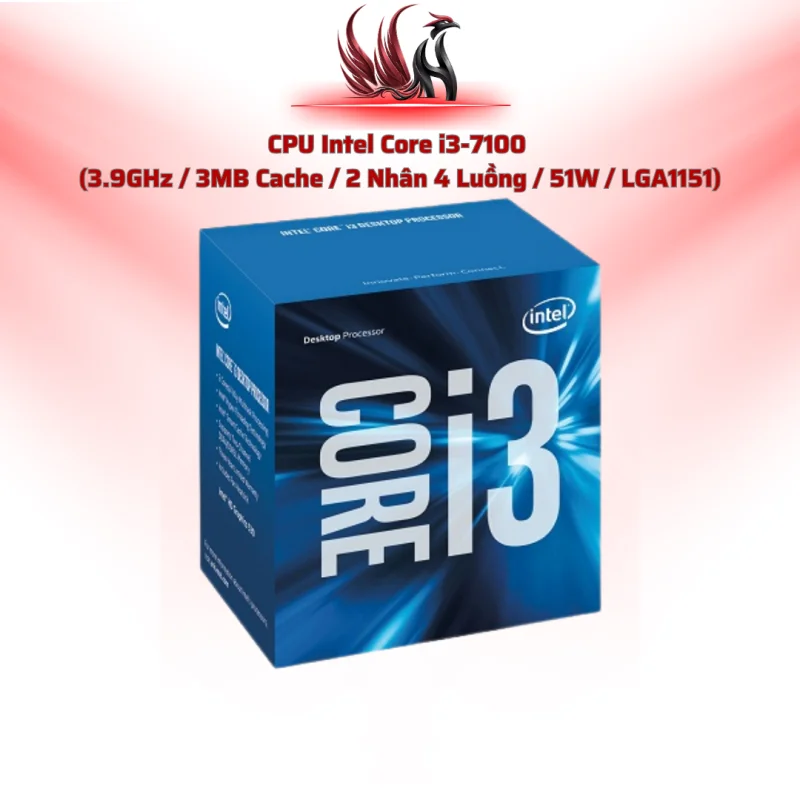 CPU Intel Core i3-7100 2C/4T 3.9GHz Cache 3MB LGA11511 | HOCO STORE PC