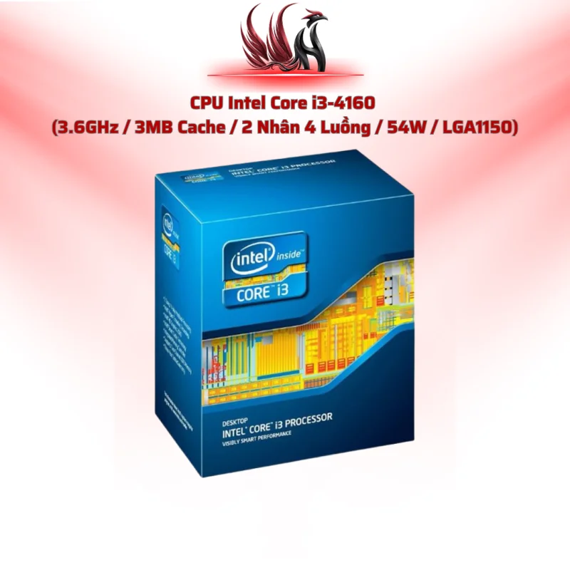 CPU Intel Core i3-4160 2C/4T 3.6GHz Cache 3MB LGA1150 | HOCO STORE PC