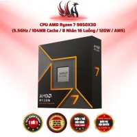 CPU AMD Ryzen 7 9850X3D 8C/16T 5.5GHz 104MB Cache AM5 | HOCO STORE PC