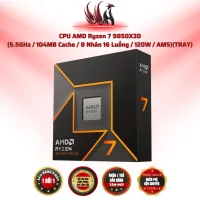 CPU AMD Ryzen 7 9850X3D 8C/16T 5.5GHz Cache 104MB AM5 | HOCO STORE PC