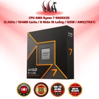 CPU AMD Ryzen 7 9800X3D 8C/16T 5.2GHz Cache 104MB AM5 | HOCO STORE PC