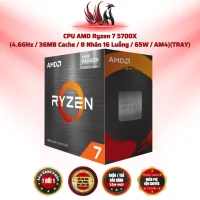 CPU AMD Ryzen 7 5700X 8C/16T 4.6GHz Cache 36MB AM4 TRAY | HOCO STORE PC