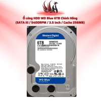 Ổ Cứng HDD Western Digital Blue 6TB Chính Hãng – SATA III 3.5 inch Dung Lượng Lớn Cho PC | HOCO STORE PC
