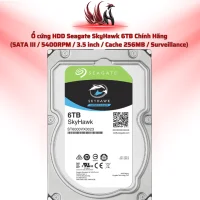 Ổ Cứng HDD Seagate SkyHawk 6TB Chính Hãng – SATA III 3.5 inch Chuyên Camera Giám Sát 24/7 | HOCO STORE PC