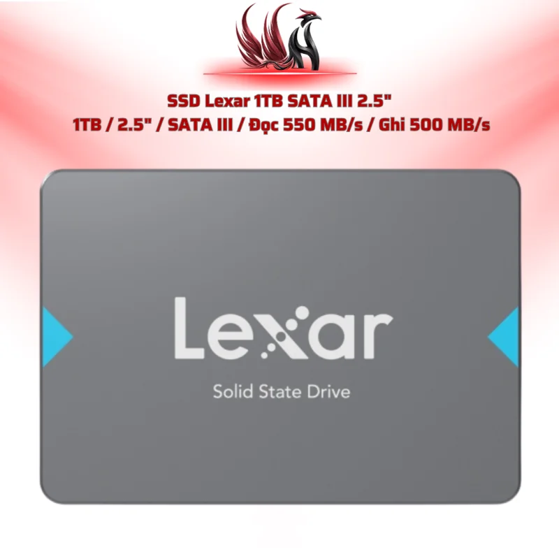 SSD Lexar 1TB SATA III 2.5"  1TB / 2.5" / SATA III / Đọc 550 MB/s / Ghi 500 MB/s | HOCO STORE PC