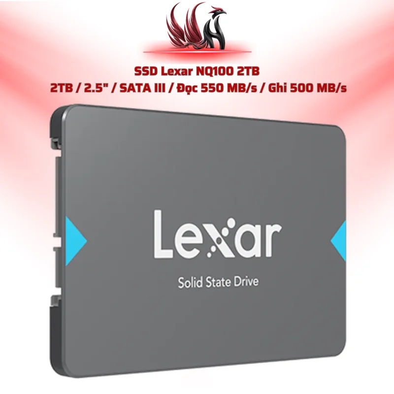 SSD Lexar NQ100 2TB  2TB / 2.5" / SATA III / Đọc 550 MB/s / Ghi 500 MB/s | HOCO STORE PC
