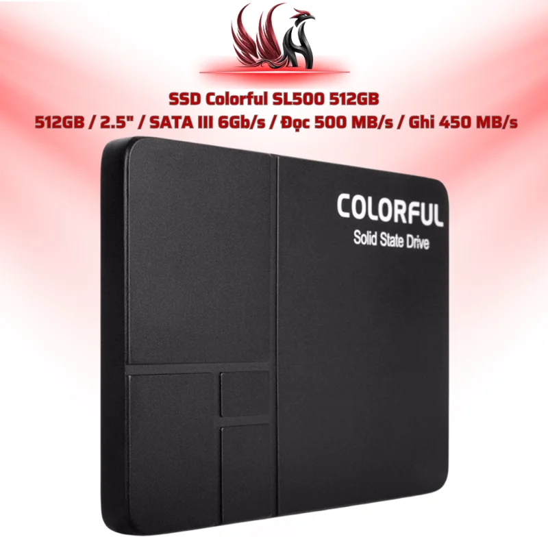 SSD Colorful SL500 512GB  512GB / 2.5" / SATA III 6Gb/s / Đọc 500 MB/s / Ghi 450 MB/s | HOCO STORE PC