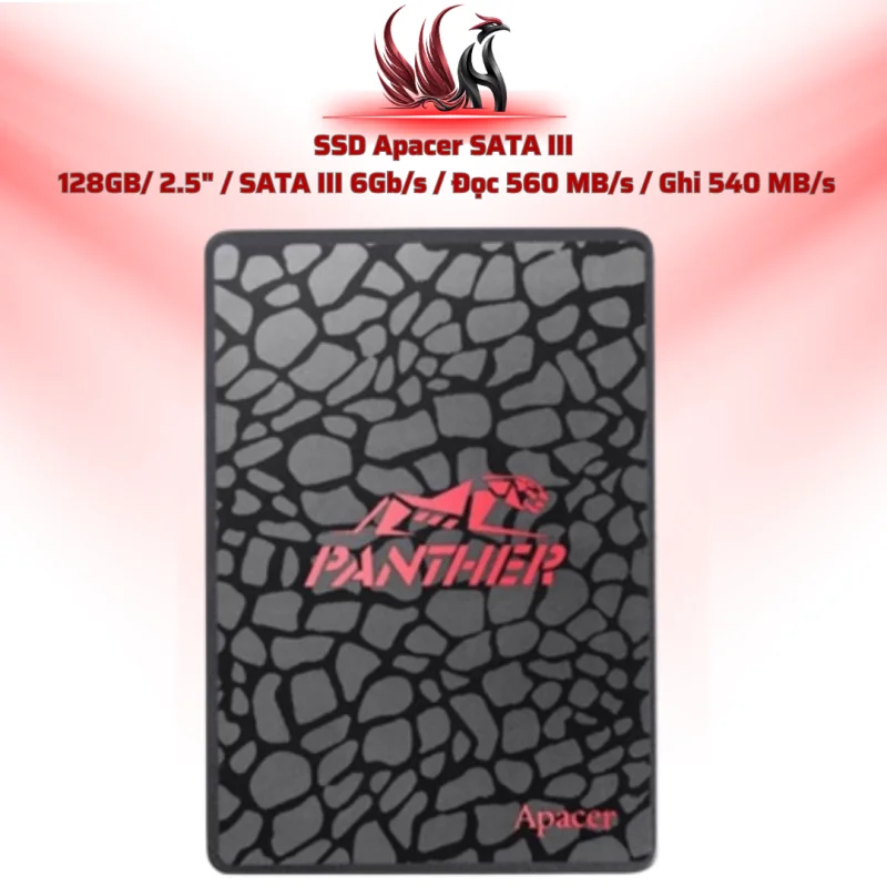 SSD Apacer AS350 128GB/ 2.5" / SATA III 6Gb/s / Đọc 560 MB/s / Ghi 540 MB/s | HOCO STORE PC