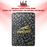 SSD Apacer AS340 Panther 240GB  240GB / 2.5" / SATA III 6Gb/s / Đọc 550 MB/s / Ghi 520 MB/s | HOCO STORE PC