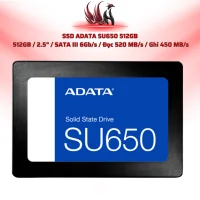 SSD ADATA SU650 512GB / 2.5" / SATA III 6Gb/s / Đọc 520 MB/s / Ghi 450 MB/s | HOCO STORE PC