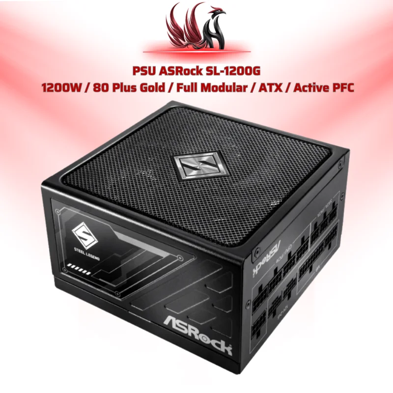 Nguồn ASRock SL-1200G 1200W 80 Plus Gold Full Modular – PSU Cao Cấp Cho RTX 4090 & Workstation | HOCO STORE PC