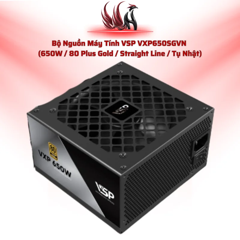 Nguồn VSP VXP650SGVN 650W – 80 Plus Gold, DC-DC, Tụ Nhật | HOCO STORE PC