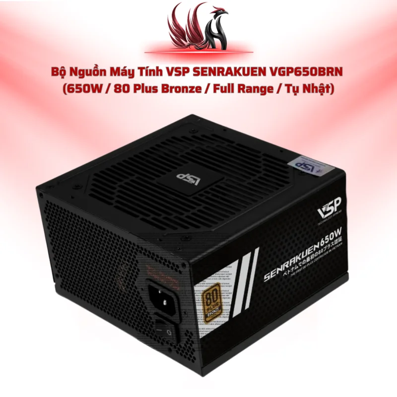 Nguồn VSP SENRAKUEN 650W VGP650BRN – 80 Plus Bronze, DC-DC | HOCO STORE PC