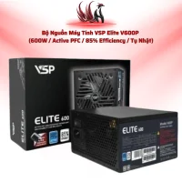 Nguồn VSP Elite V600P – 600W, 85% Efficiency, Active PFC | HOCO STORE PC
