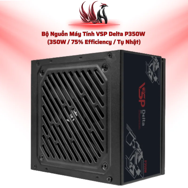 Nguồn VSP Delta P350W – 350W, 75% Efficiency, Có PCIe VGA | HOCO STORE PC 