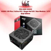 Nguồn AIGO VK650 650W 85 Plus Active PFC | HOCO STORE PC