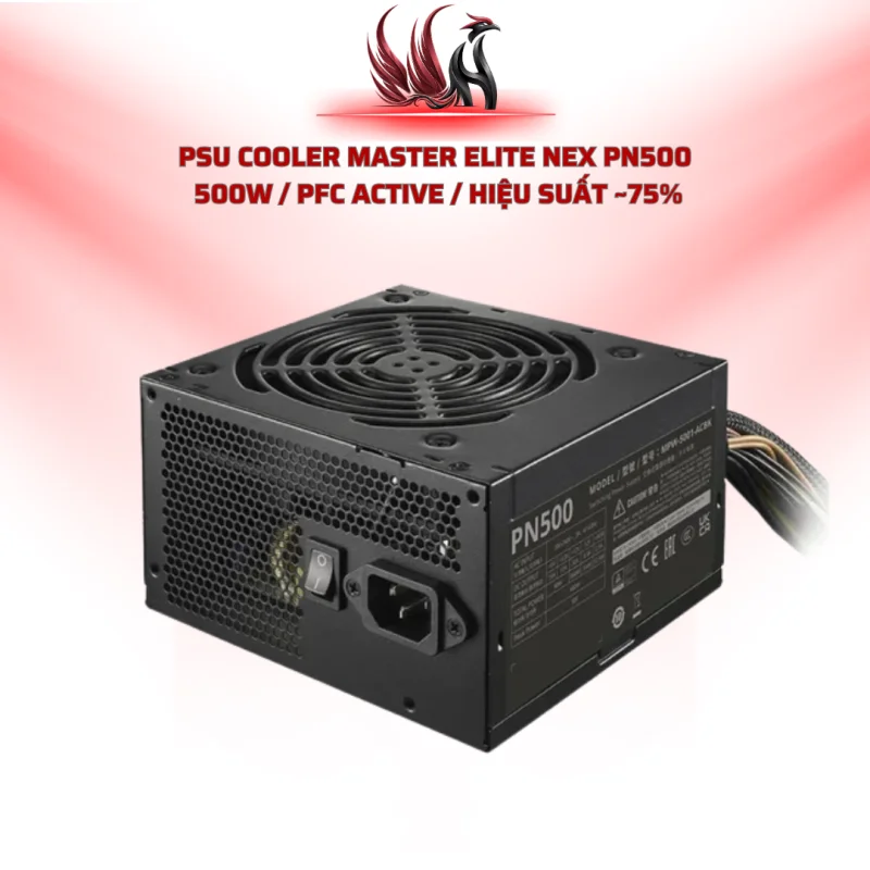 Nguồn Cooler Master Elite NEX PN500 500W Active PFC,OVP, OPP, SCP, UVP, OTP, Inrush Protection | HOCO STORE PC