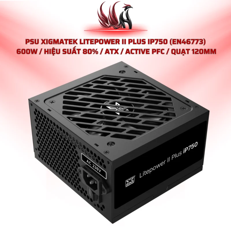 Nguồn Xigmatek LitePower II Plus iP750 600W Active PFC | HOCO STORE PC