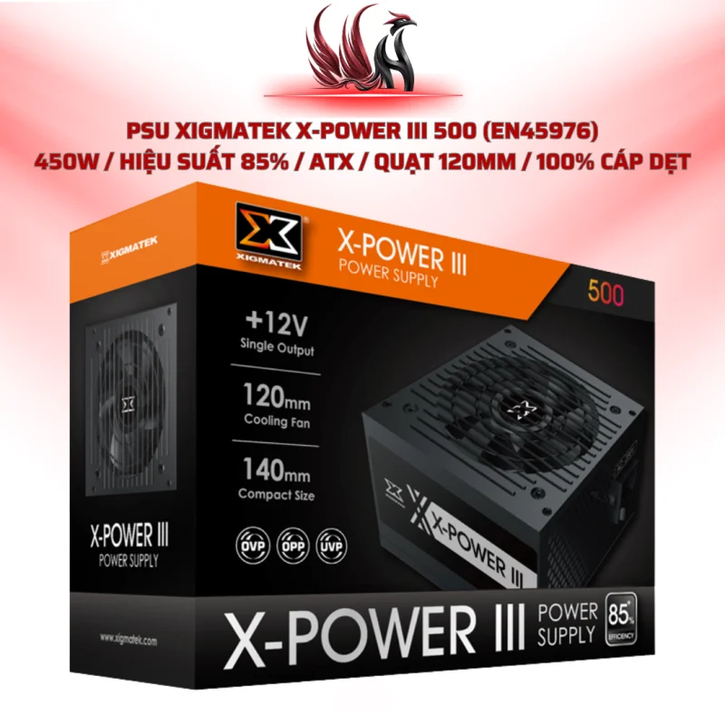 Nguồn Xigmatek X-Power III X-500 450W 85% | HOCO STORE PC