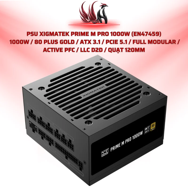 Nguồn Xigmatek Prime M Pro 1000W 80 Plus Gold ATX | HOCO STORE PC