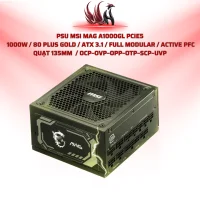 Nguồn MSI MAG A1000GL 1000W 80 Plus Gold PCIe 5.1 Full Modular | HOCO STORE PC
