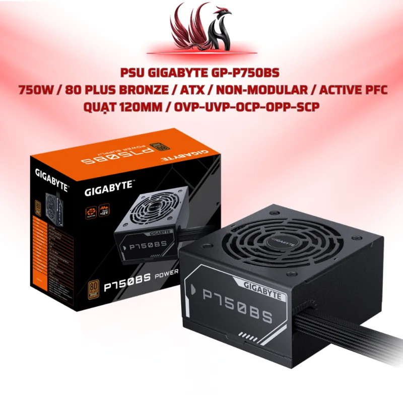 Nguồn Gigabyte GP-P750BS 750W 80 Plus Bronze ATX | HOCO STORE PC