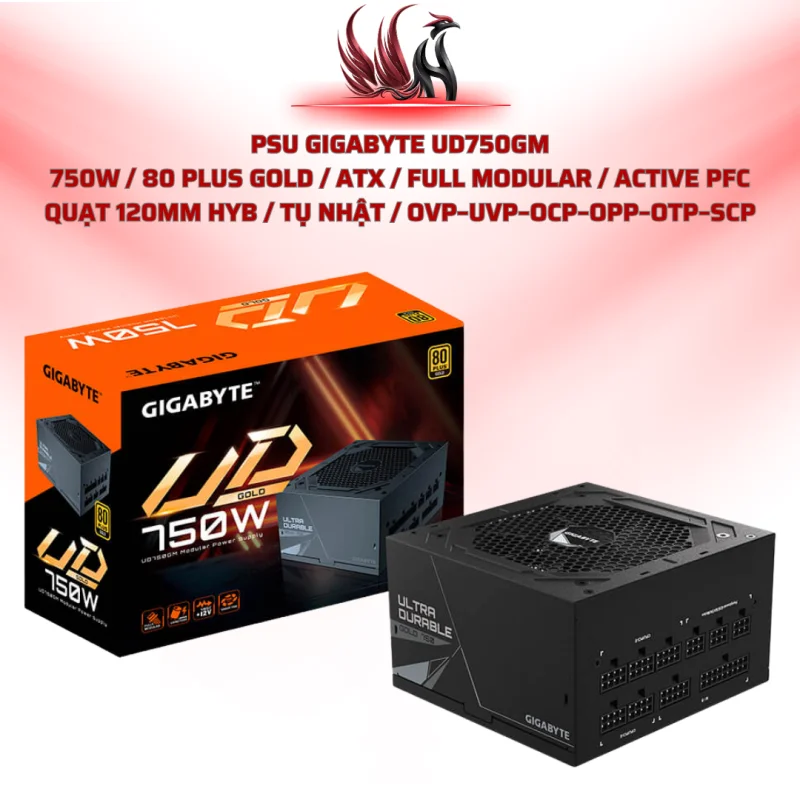 Nguồn Gigabyte GP-UD750GM 750W 80 Plus Gold Full Modular | HOCO STORE PC