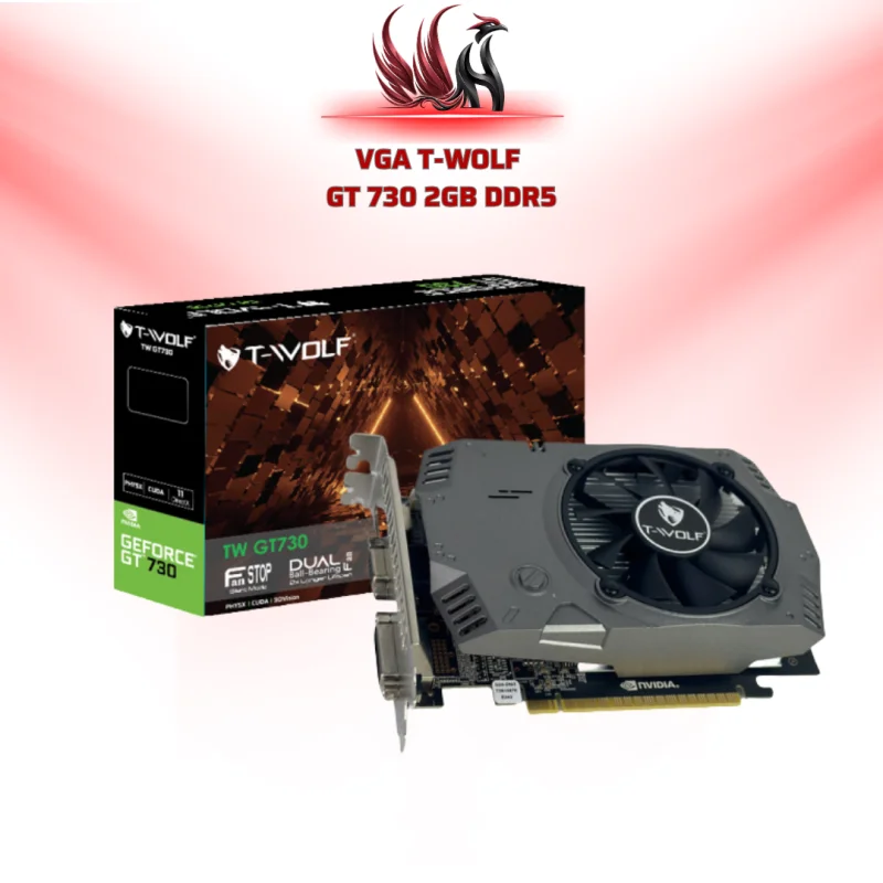 Card Màn Hình T-WOLF GT 730 2GB GDDR5 | HOCO STORE PC