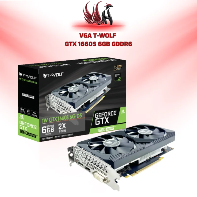 Card Màn Hình T-WOLF GTX 1660 SUPER 6GB GDDR6 | HOCO STORE PC