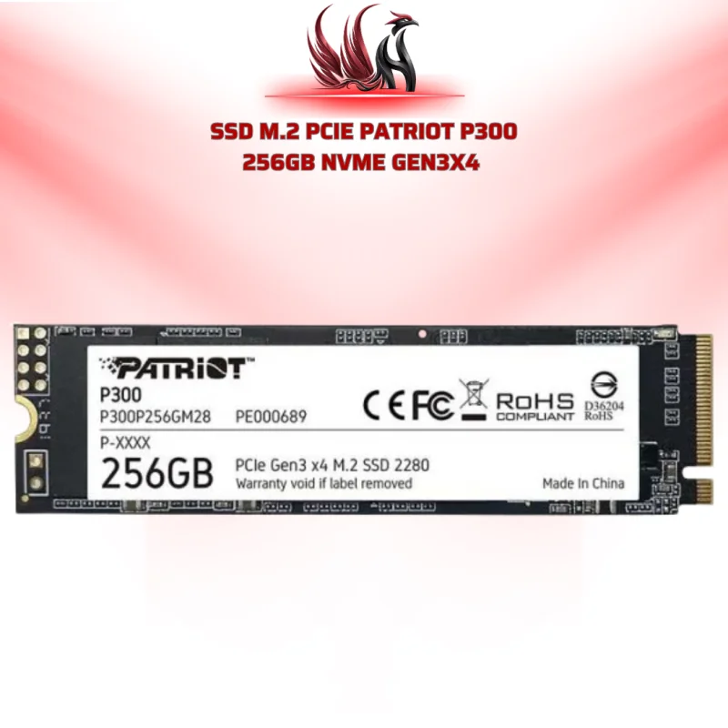 SSD Patriot P300 256GB M.2 NVMe Gen3x4 | HOCO STORE PC