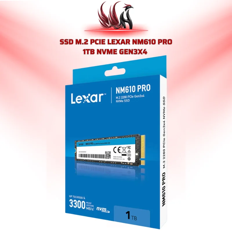 SSD Lexar NM610 Pro 1TB NVMe PCIe Gen3x4 | HOCO STORE PC