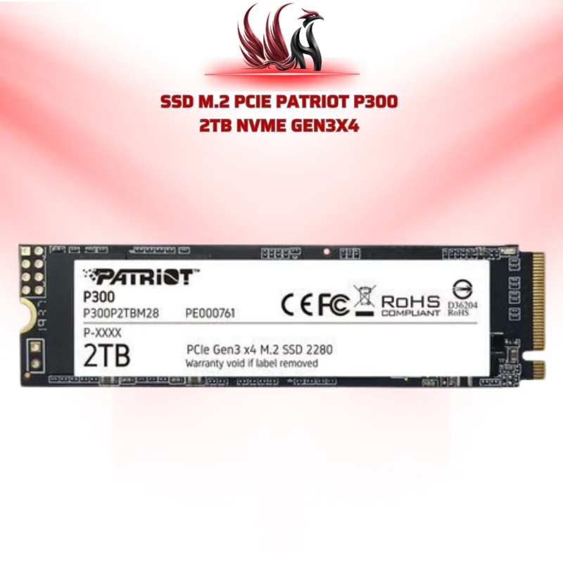 SSD Patriot P300 2TB NVMe PCIe Gen3x4 | HOCO STORE PC