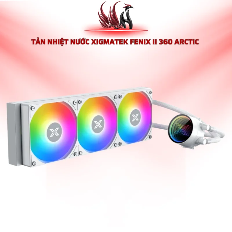 Tản Nhiệt Nước Xigmatek Fenix II 360 ARGB White 360W | HOCO STORE PC
