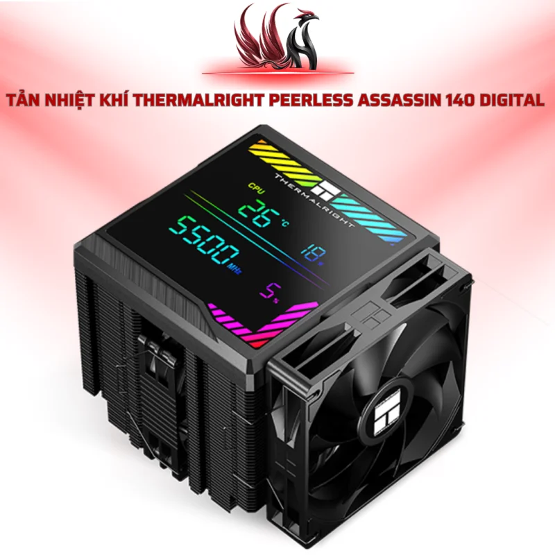 Tản Nhiệt Khí Thermalright PA140 Digital Black | HOCO STORE PC