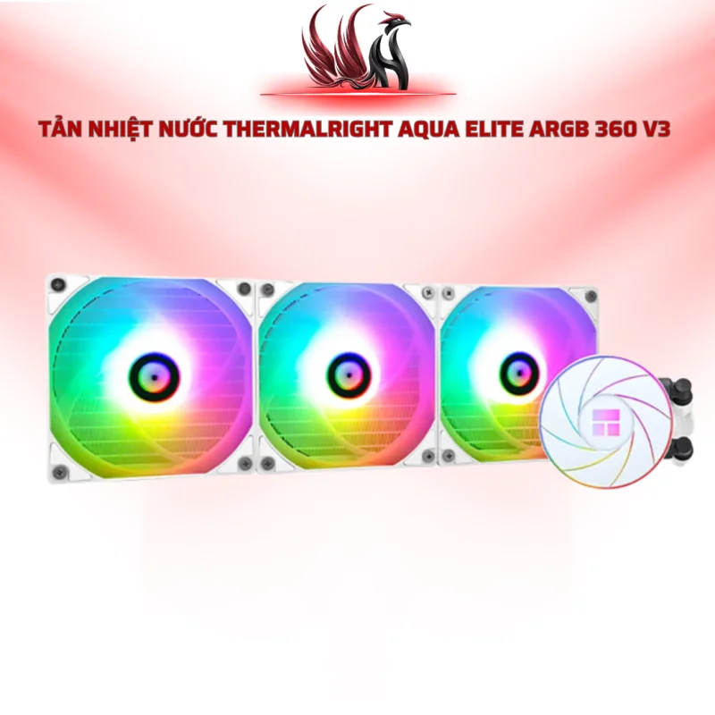 Tản Nhiệt Nước THERMALRIGHT AQUA ELITE V3 360 ARGB White | HOCO STORE PC