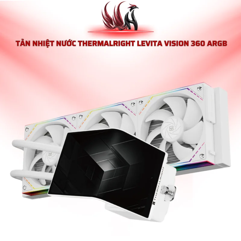 Tản Nhiệt Nước Thermalright LEVITA Vision 360 UB ARGB White LCD 6.67 Inch | HOCO STORE PC