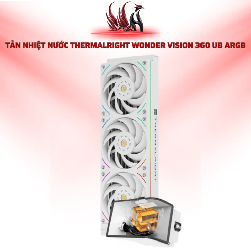 Tản Nhiệt Nước Thermalright Wonder Vision 360 UB ARGB Display White LCD 6.67 Inch | HOCO STORE PC